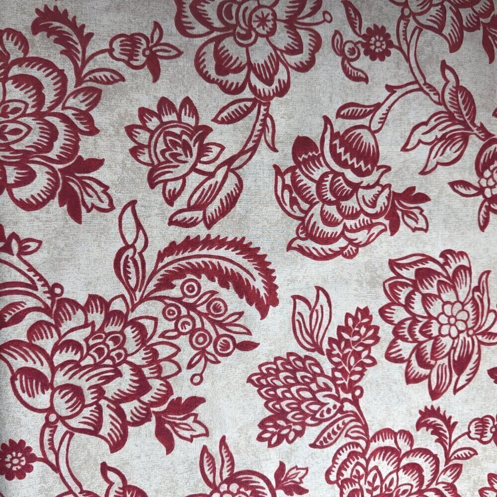 Decorator Fabric Material - 8 yards x 44" wide Large Floral Cotton #BT
